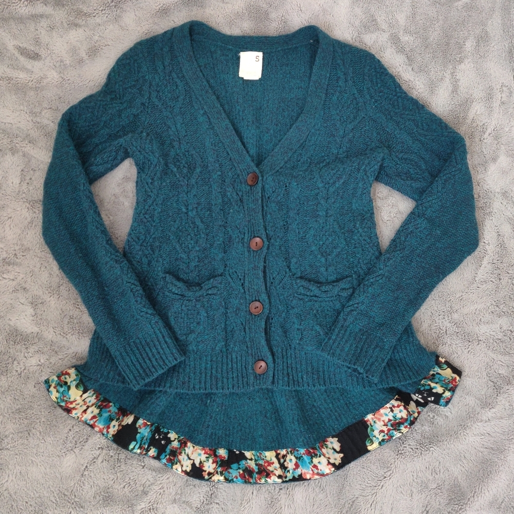 Anthropologie Far Away From Close Cardigan